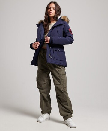 Superdry Winterparka in Blau