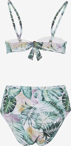 Bandeau Costum de baie două piese de la Urban Classics pe alb