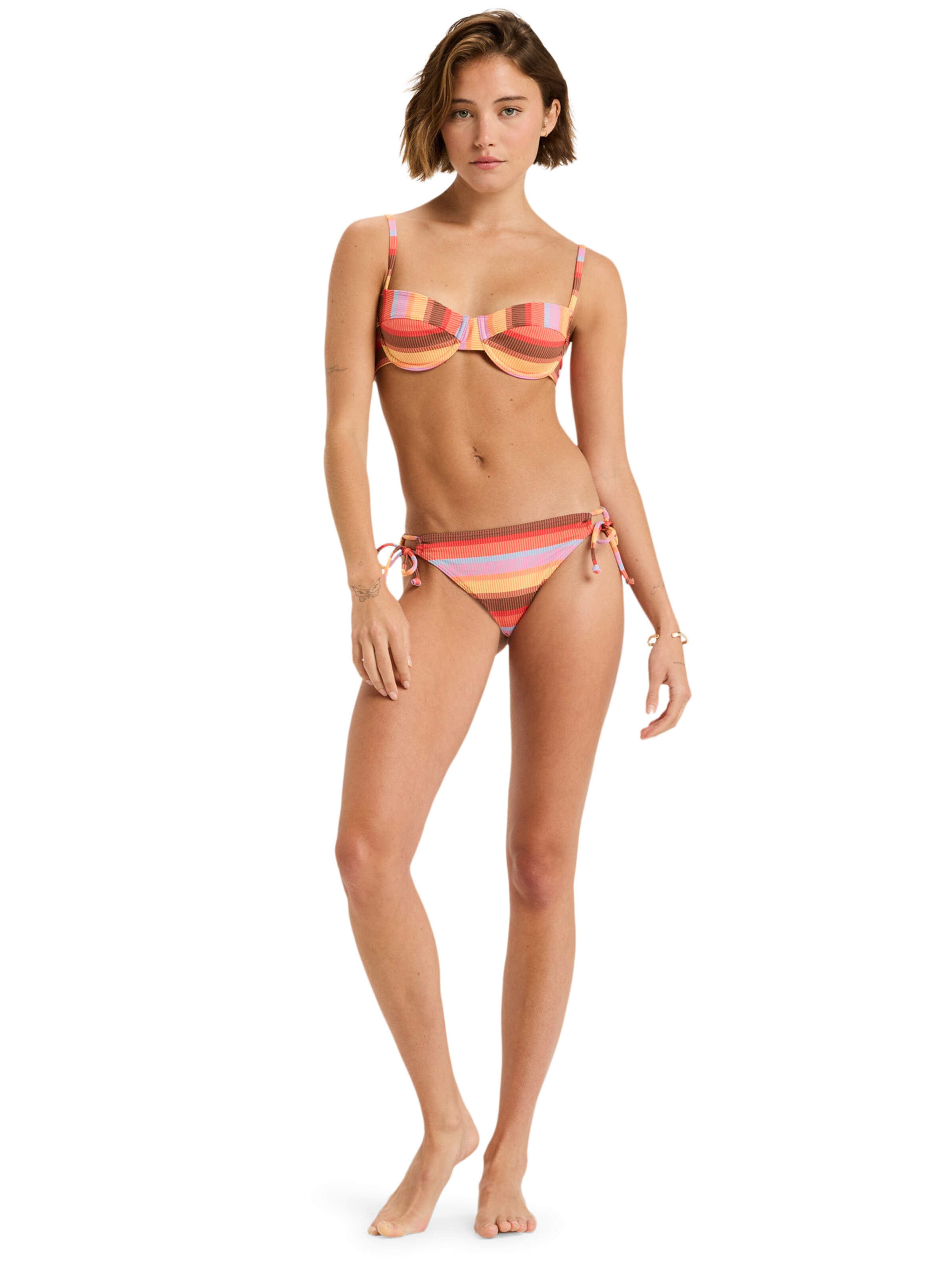 ROXY T-shirt Bikini Top in Pink