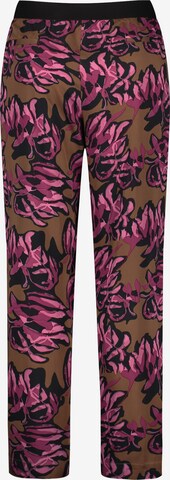 SAMOON Regular Broek 'Carlotta' in Bruin