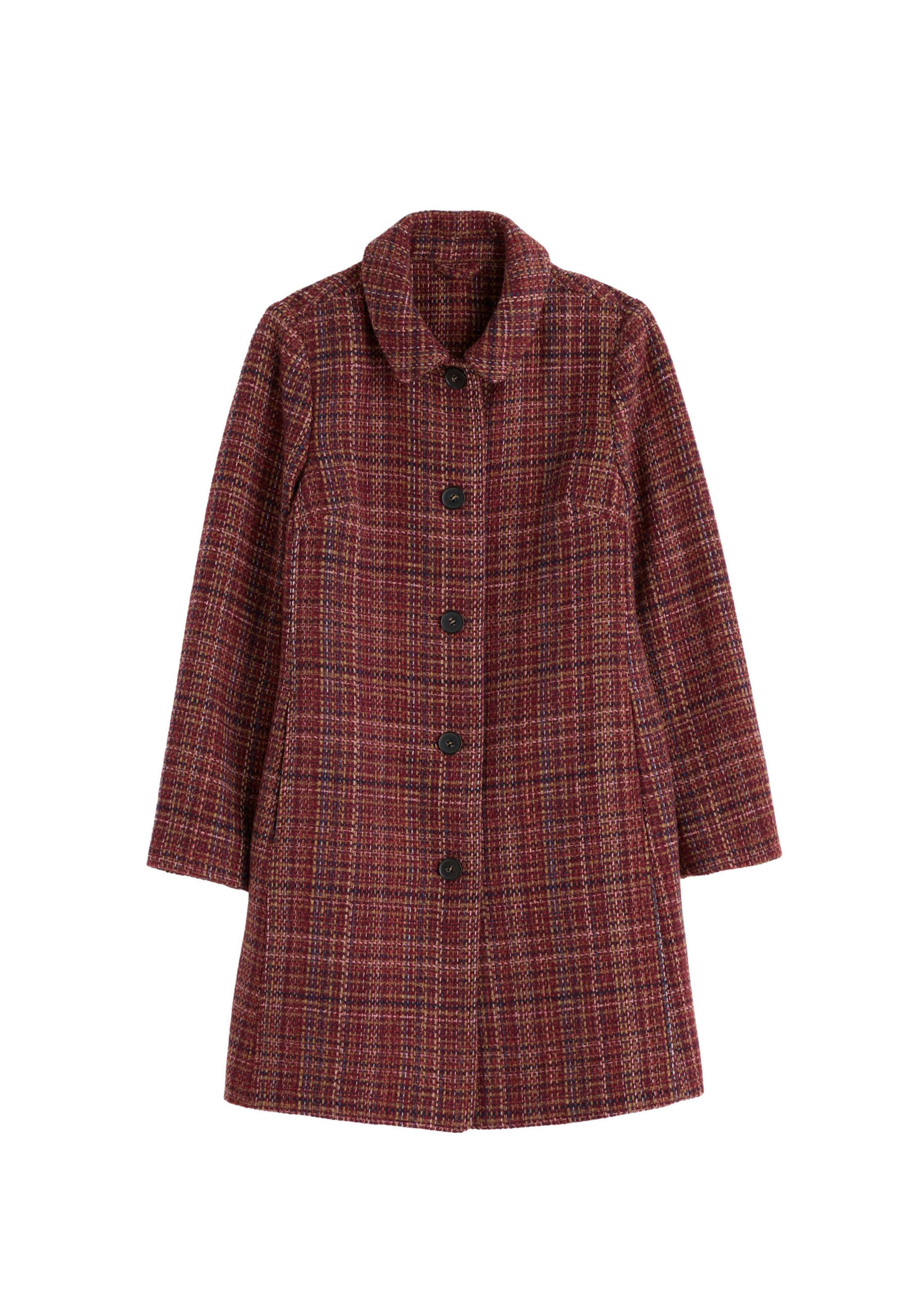 Cappotto di mezza stagione di Seasalt Cornwall in rosso: frontale