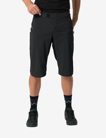 VAUDE Regular Workout Pants 'Moab Pro' in Black: front