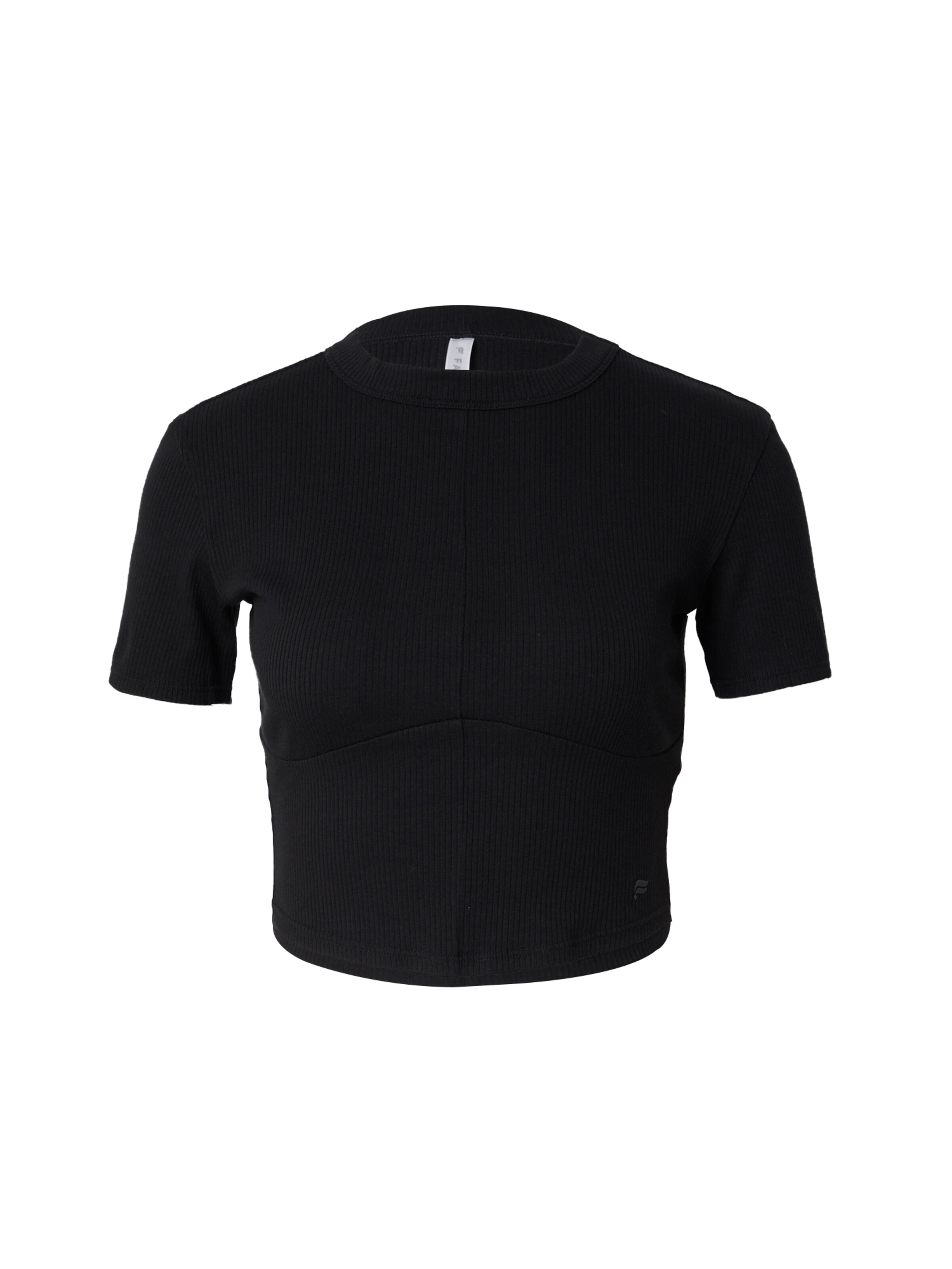 Fabletics Funkcionalna majica | črna barva: sprednja stran