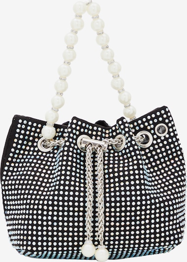 NAEMI Beuteltasche in schwarz / silber, Produktansicht