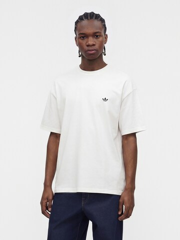 T-Shirt 'Trefoil Essentials' ADIDAS ORIGINALS en blanc : devant