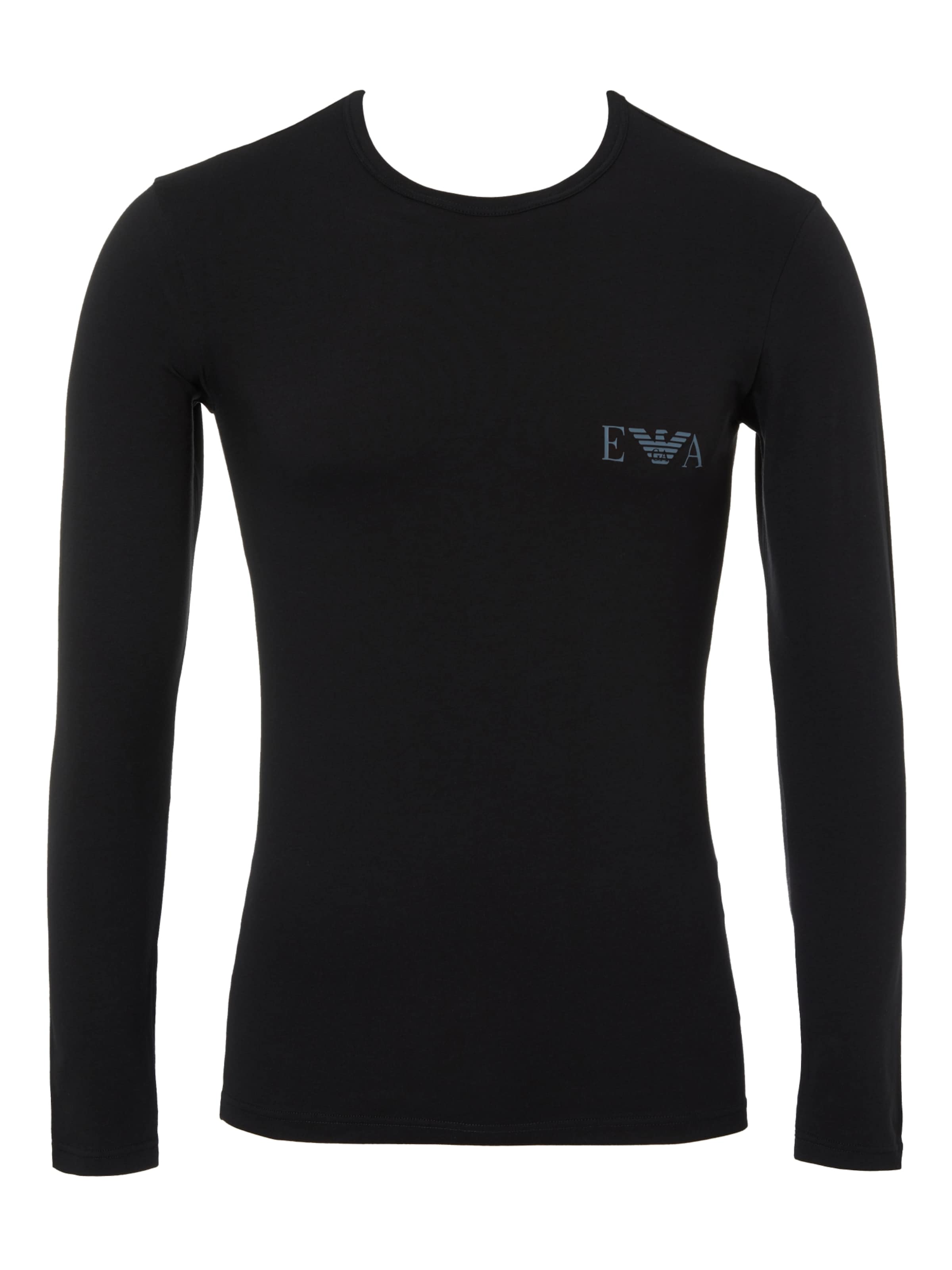 T-Shirt Emporio Armani en noir : devant