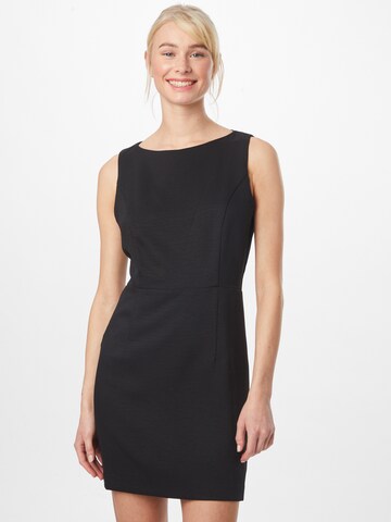 Bardot Dress in Black: front