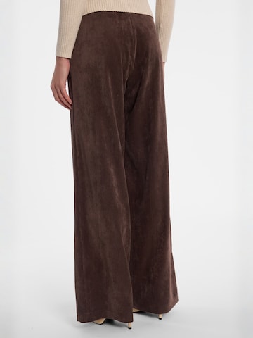 Ana Alcazar Regular Trousers 'Enliria' in Brown