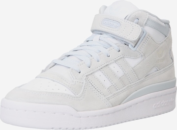 Baskets hautes 'Forum' ADIDAS ORIGINALS en bleu : devant