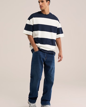 WE Fashion Loosefit Farmer - kék