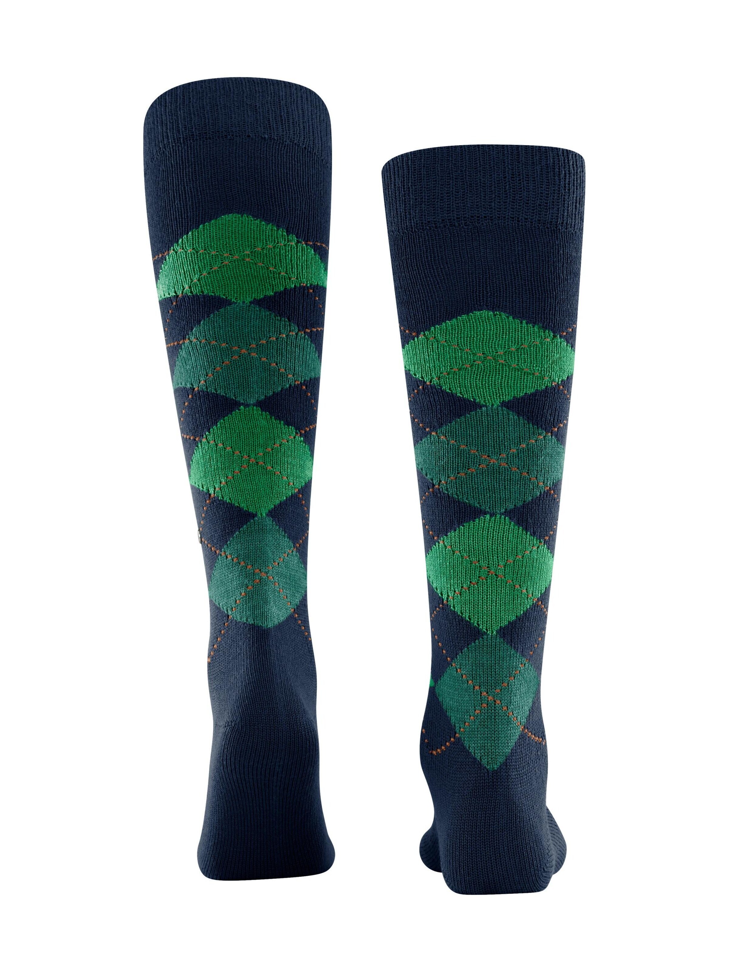 BURLINGTON Kniestrümpfe 'Preston'‌‌‌‌‌‌ in Blau