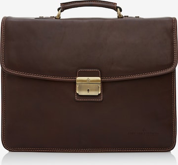 Castelijn & Beerens Document Bag 'Verona' in Brown: front