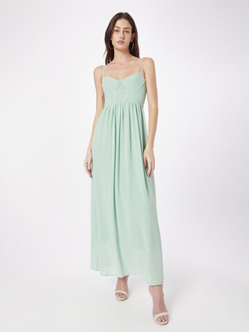 TFNC - Vestido de noche 'DACE' en verde: frente