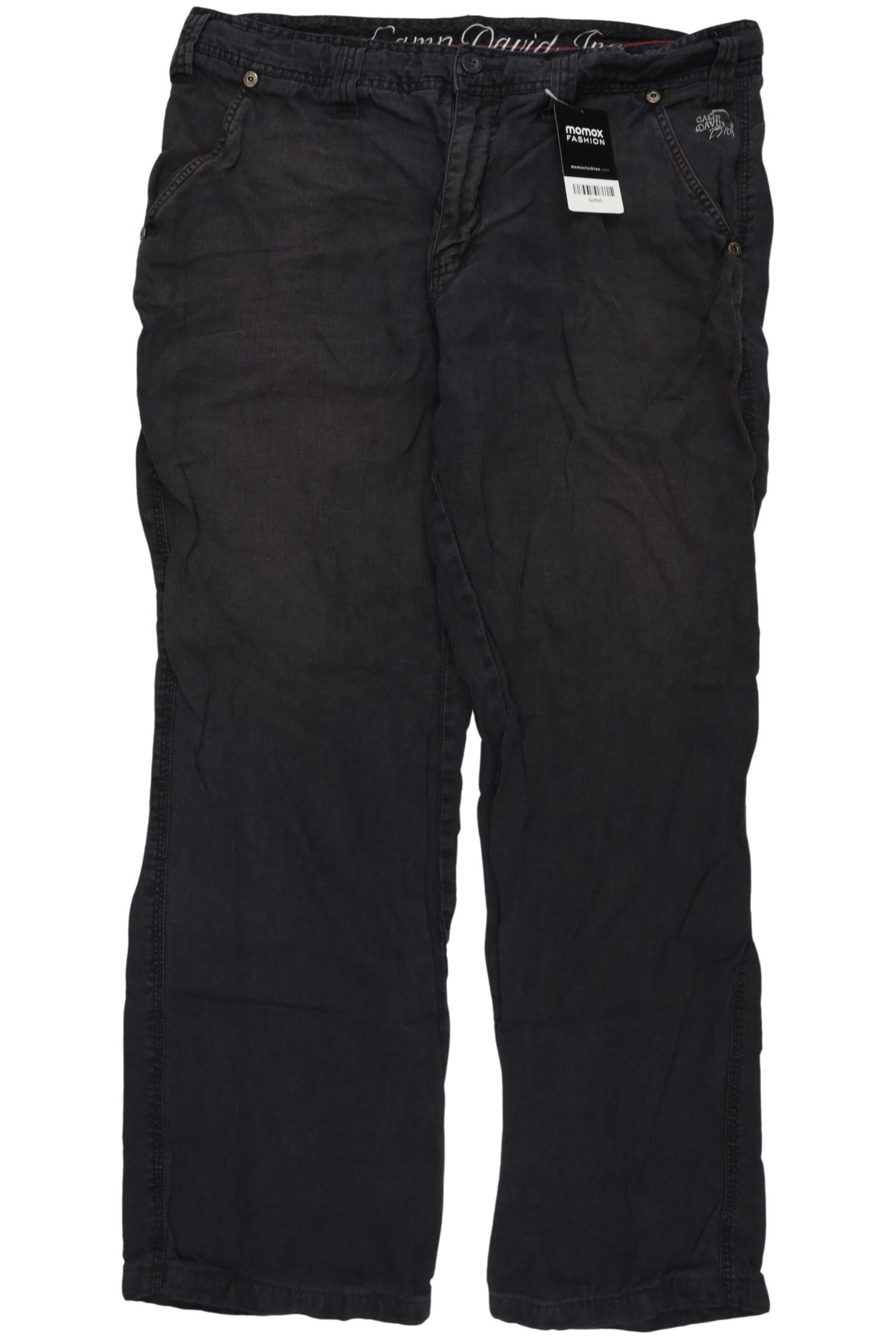 CAMP DAVID Stoffhose in 35-36 in schwarz, Produktansicht