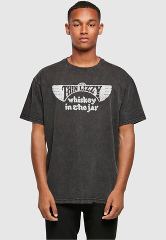 Merchcode Shirt 'Thin Lizzy - Whiskey Amended' in Black: front