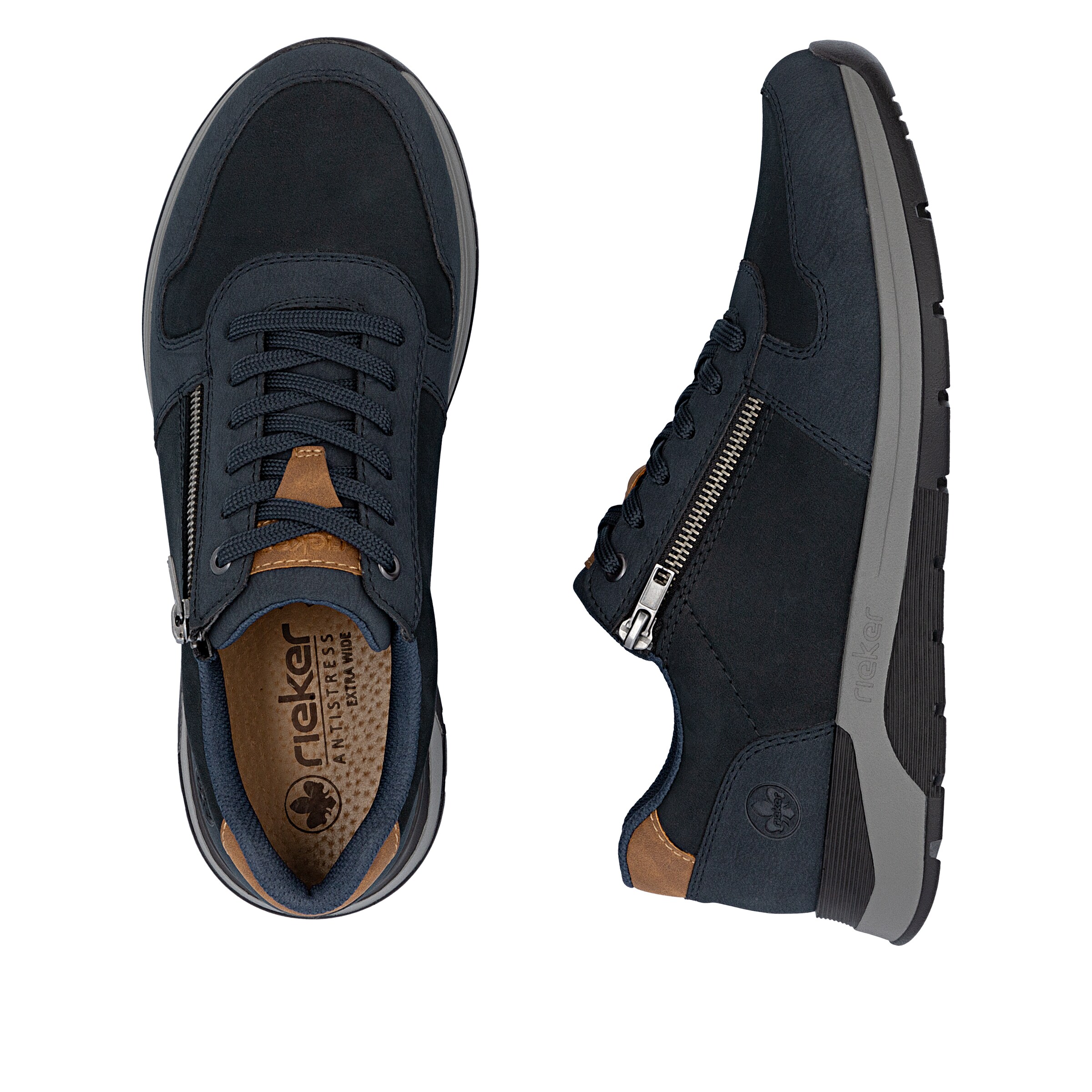 Chaussure de sport à lacets Rieker en bleu