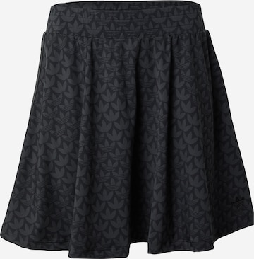 ADIDAS ORIGINALS Skirt 'Trefoil Monogram' in Black: front
