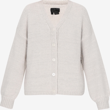 DreiMaster Klassik Oversized vest in Grijs: voorkant