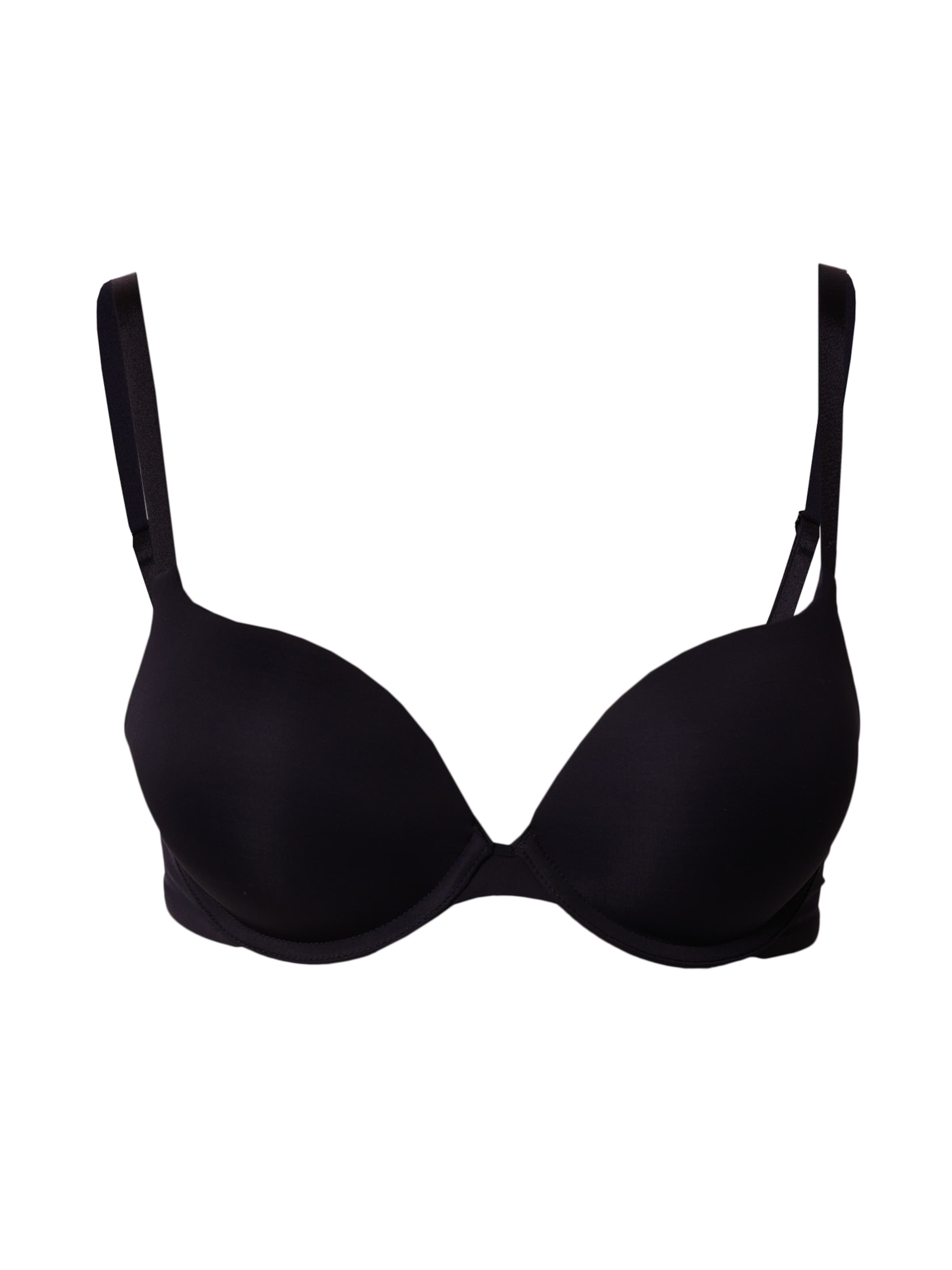 Lindex T-shirt Bra 'Linnea' in Black: front