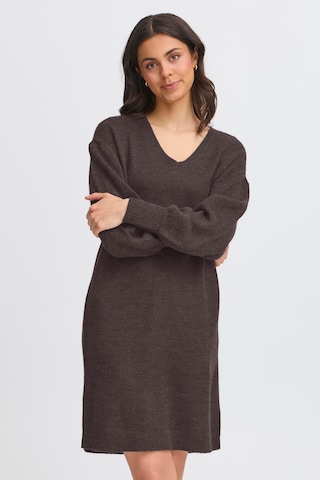 Fransa Kleid 'FREretta' in Braun: Vorderseite