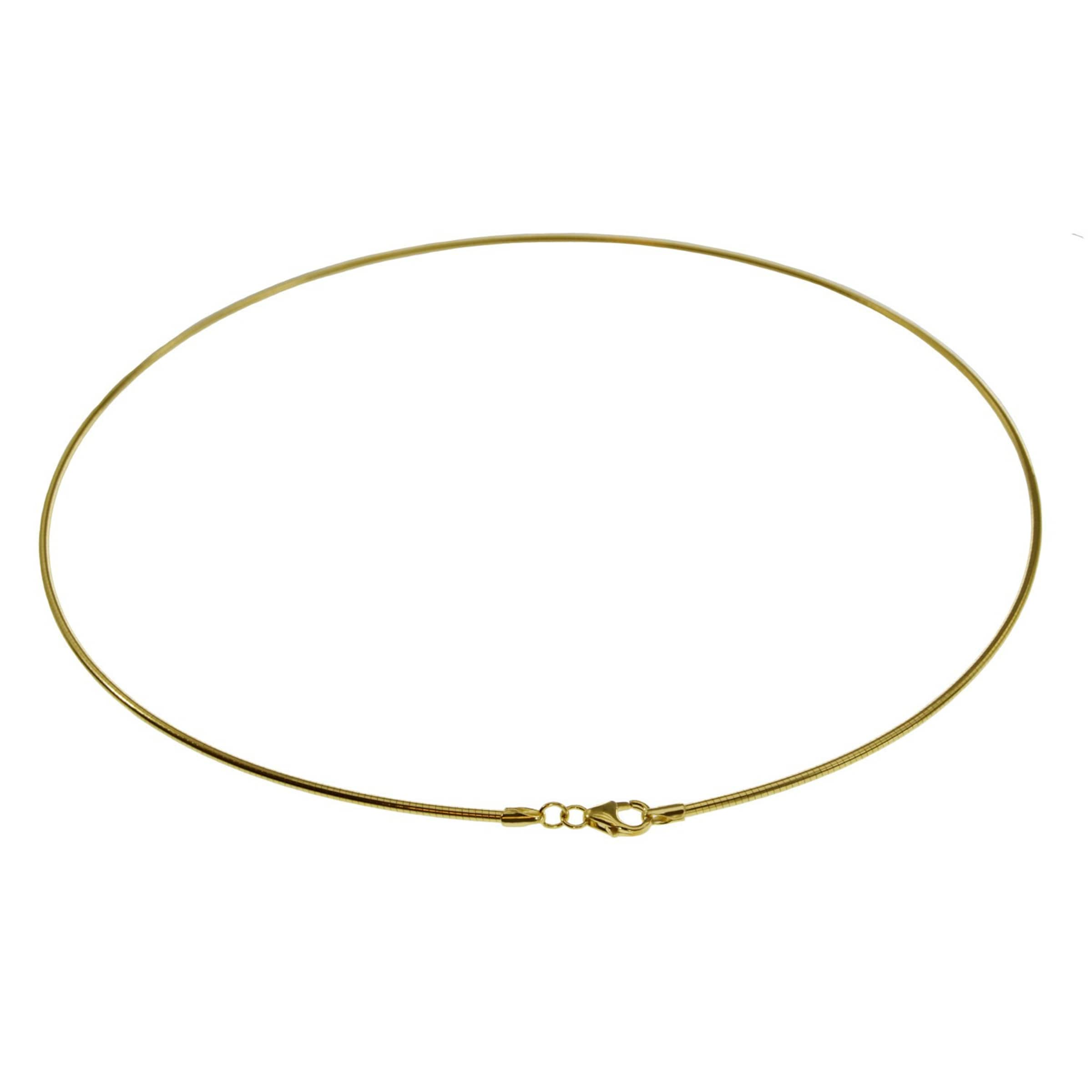 Schmuckador Ketting 'Omega' in Goud: voorkant