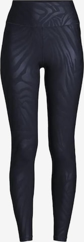 Casall Slimfit Sporthose 'Heat Printed High Waist Tights' in Blau: Vorderseite