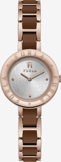 FURLA Uhr 'Essential' in braun / gold / perlweiß, Produktansicht