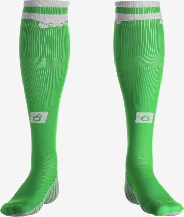 OUTFITTER Soccer Socks 'OCEAN FABRICS TAHI' in Green: front