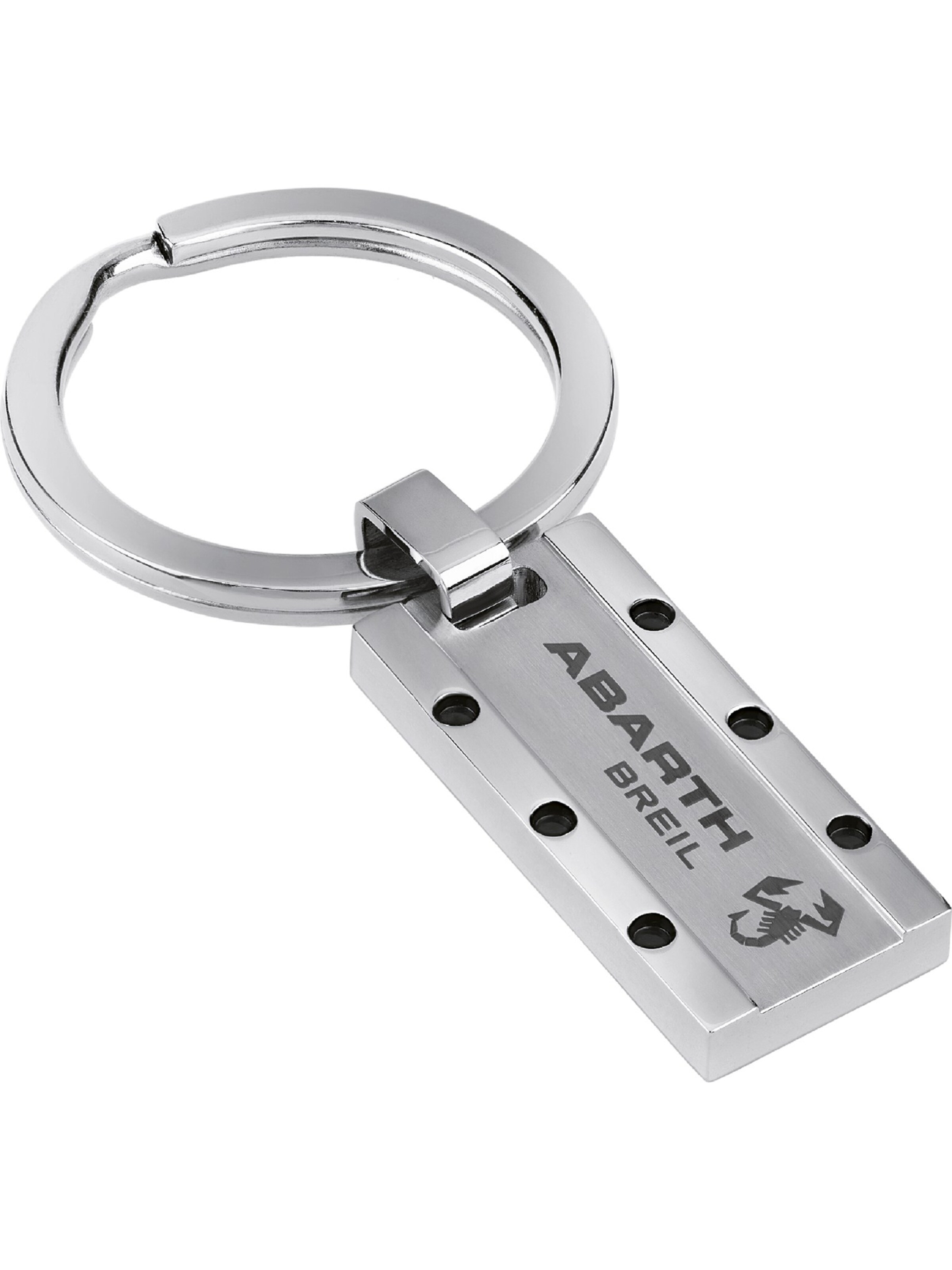 Portachiavi di Breil in argento: frontale