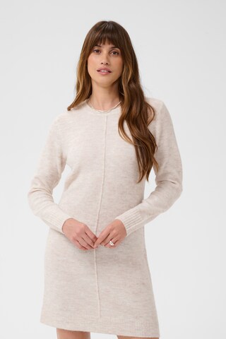 Robes en maille 'Iris' Kaffe en beige : devant