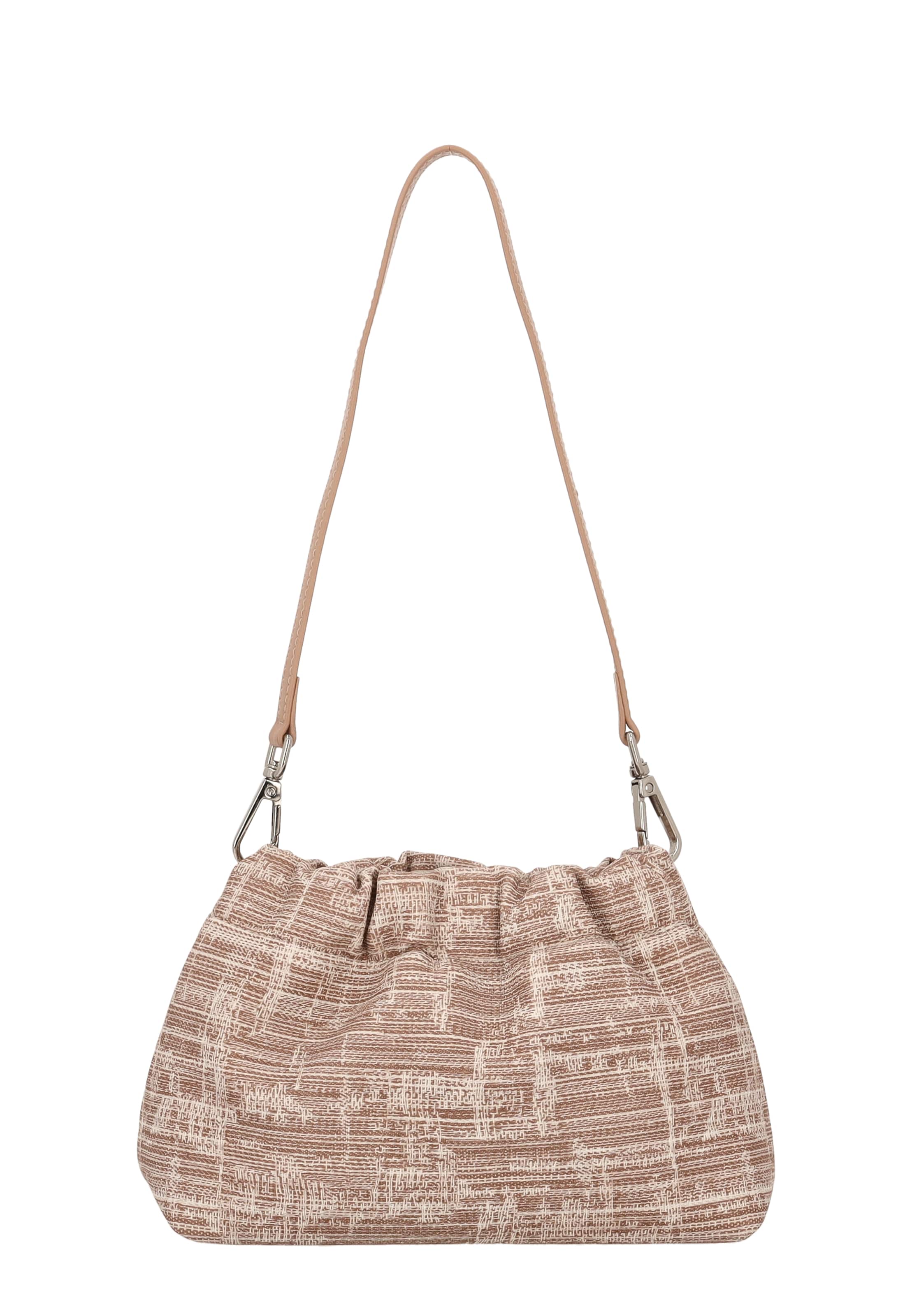 faina - Shopper em castanho: frente