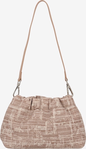 faina - Shopper em castanho: frente