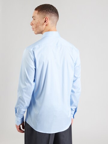 Karl Lagerfeld - Ajuste regular Camisa en azul: atrás