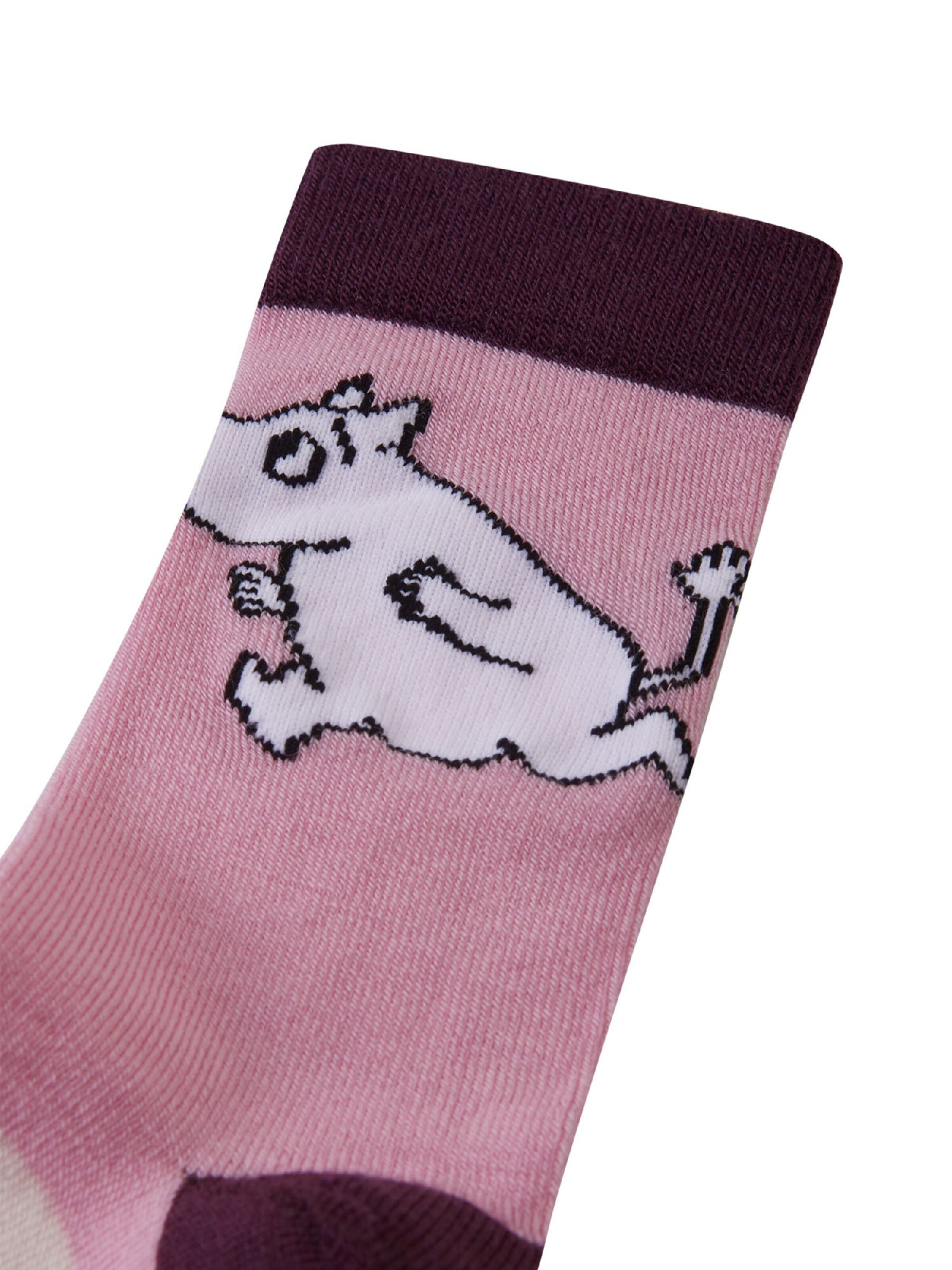 Reima Socken ' Moomin Randig ' in Pink
