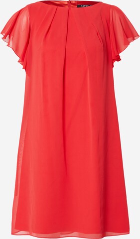 SWING Cocktail Dress in Red: front