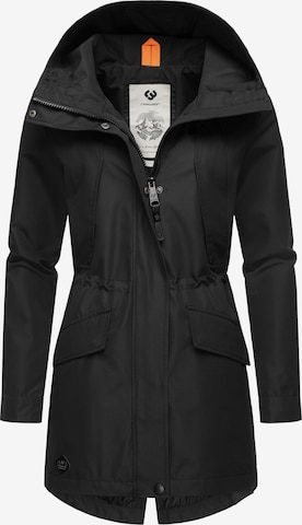 Ragwear Płaszcz funkcyjny 'Begonia' w kolorze czarny