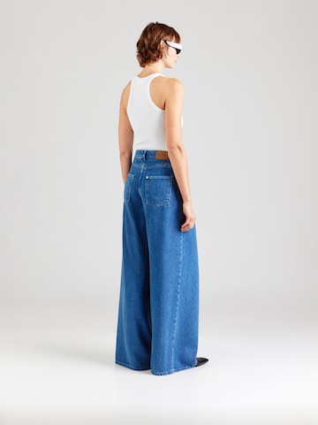 MSCH COPENHAGEN Wide Leg Jeans 'Ago Rue' i blå
