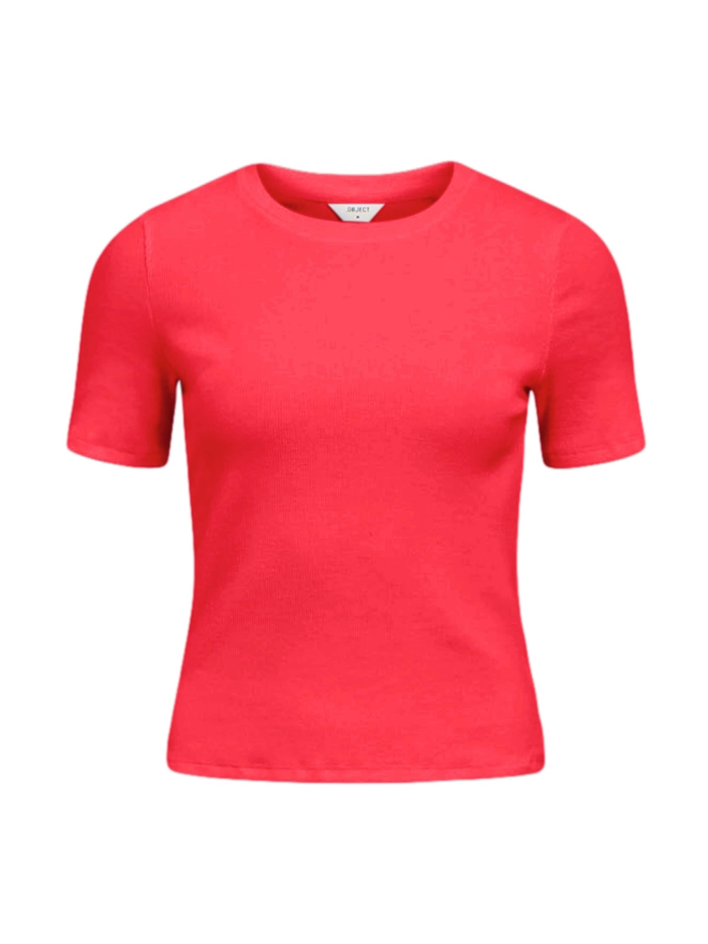 OBJECT Тениска 'OBJMoli' в червено: отпред