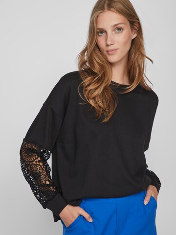 VILASweater majica 'Ricta' - crna boja