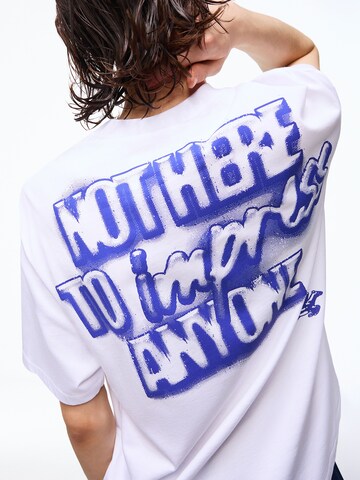 Bershka Shirt in White