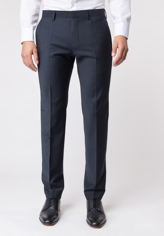 ROY ROBSON Regular Pleated Pants in Blue: front