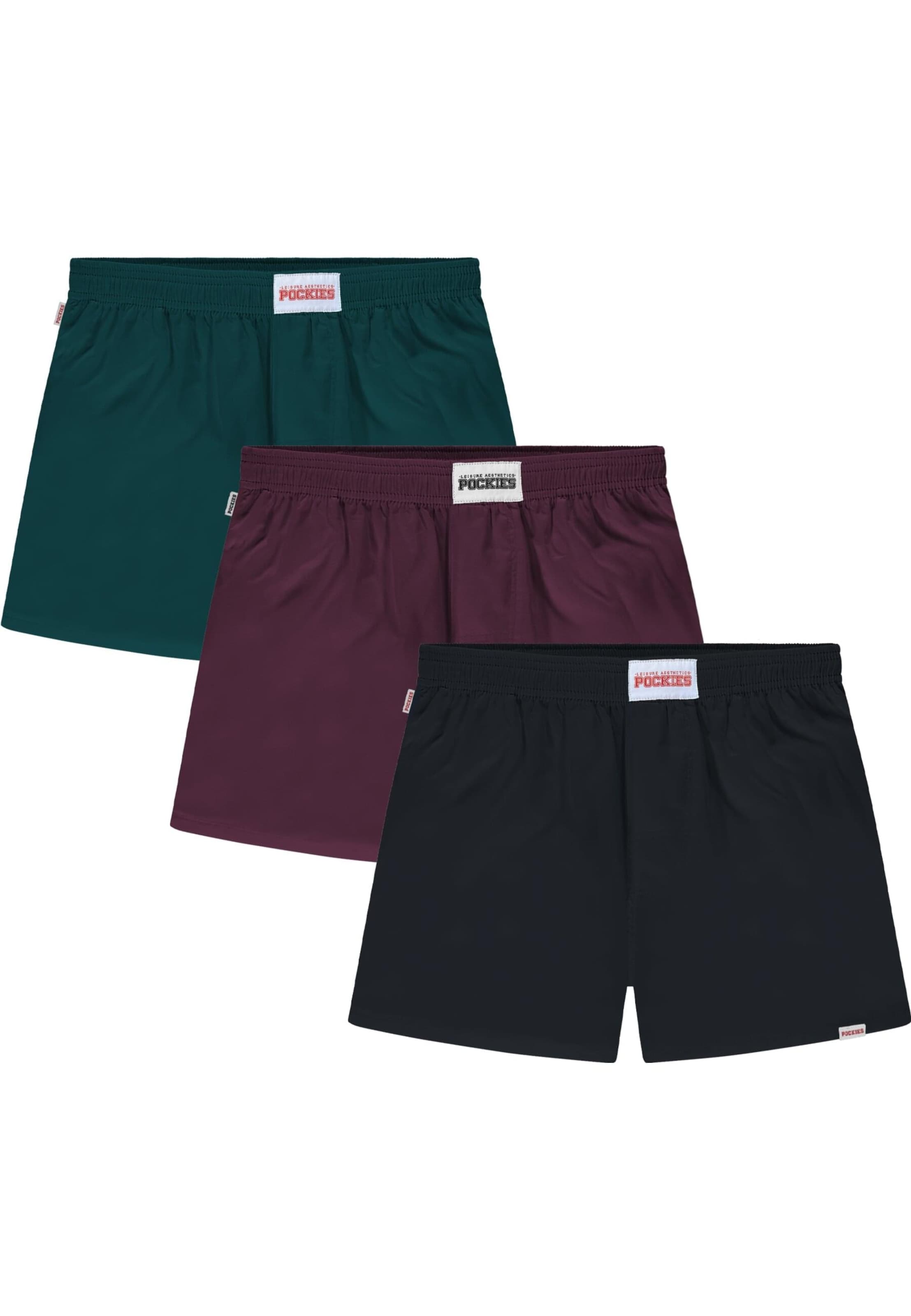 Boxers Pockies en vert : devant