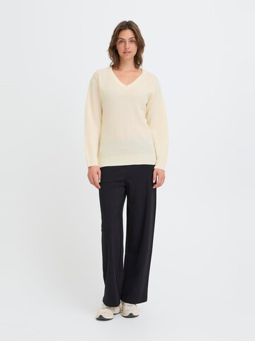 Pull-over ' OXISANDIE LS ' Oxmo en beige