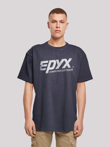 F4NT4STIC Shirt 'EPYX Logo Retro Gaming SEVENSQUARED' in Blauw: voorkant