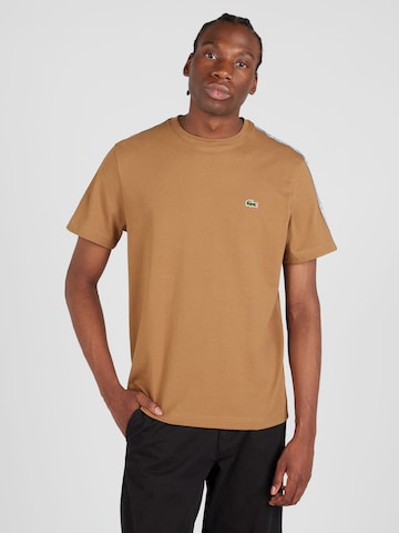LACOSTE Koszulka w kolorze brązowy: przód