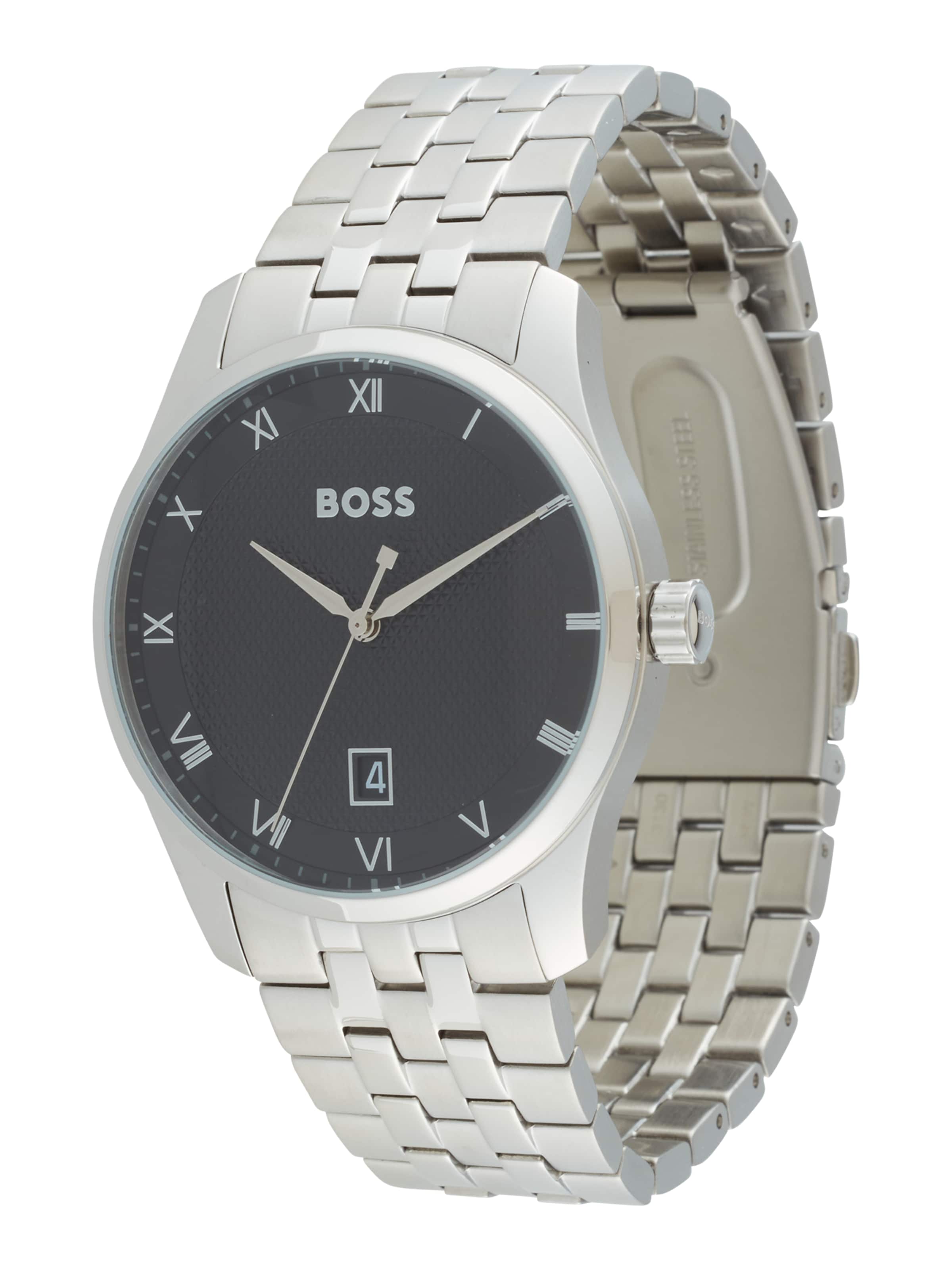 BOSS Analog watch in Silver: front