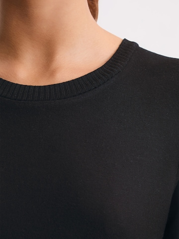 Marc O'Polo Pajama shirt ' Soft Knit ' in Black