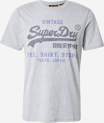 Superdry Shirt 'Heritage' in Grey: front