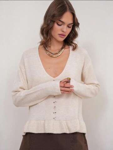 MixRay Pullover 'Pullover'‌‌‌‌ in Beige