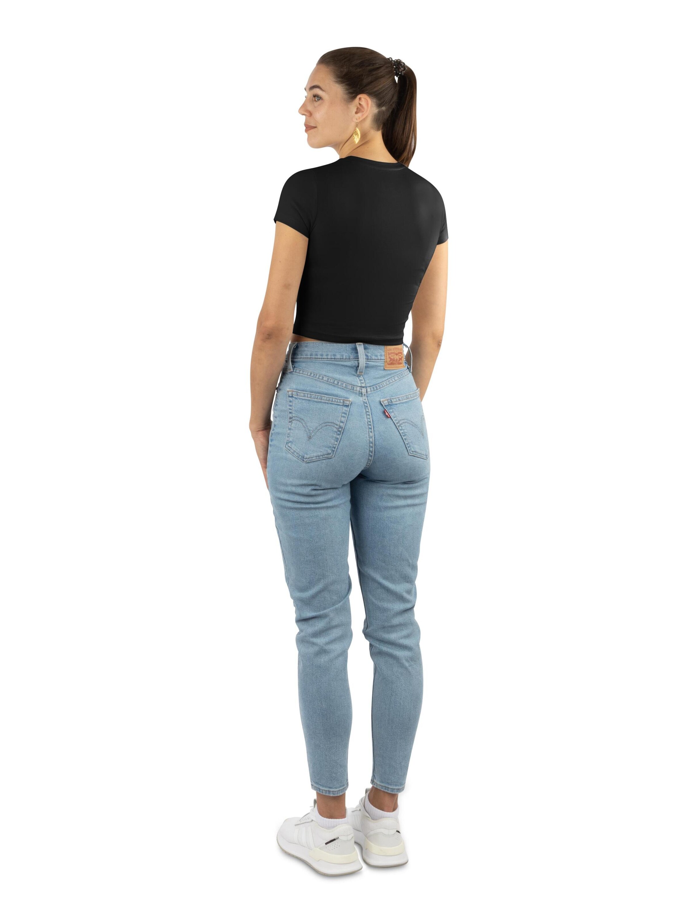 Janice Shirt 'Nerano' in Zwart